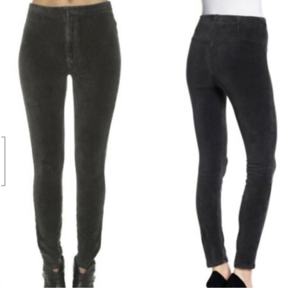 Mother jeans 27 gray corduroy​​​​​​ the high waisted seemless looker charcoal - Picture 12 of 12